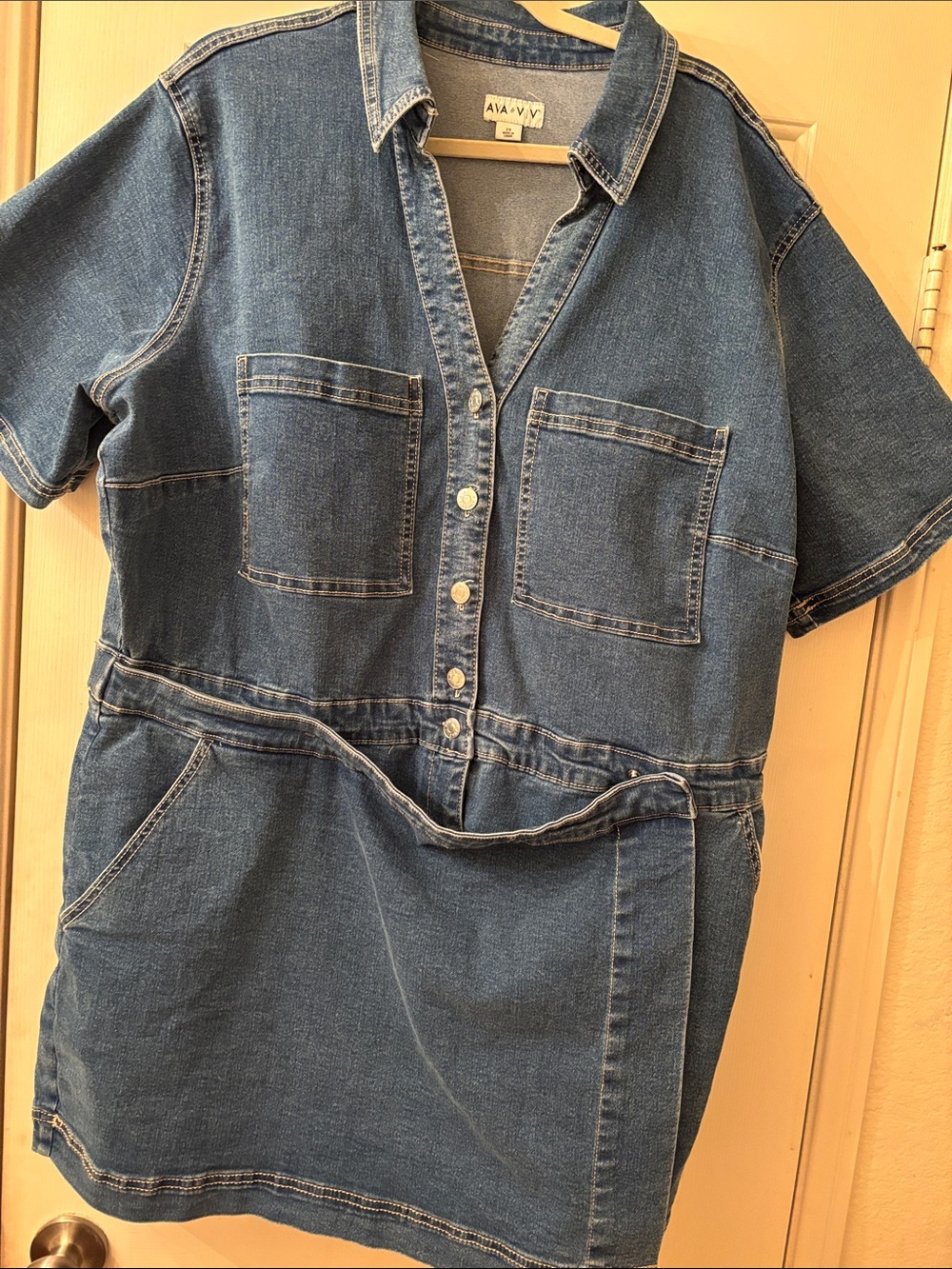Ava and Viv Jean Romper 2XL EUC